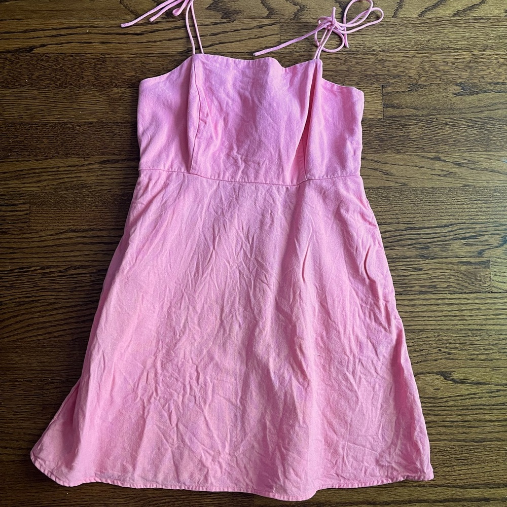 Old Navy Fit & Flare Tie-Shoulder Mini Dress
